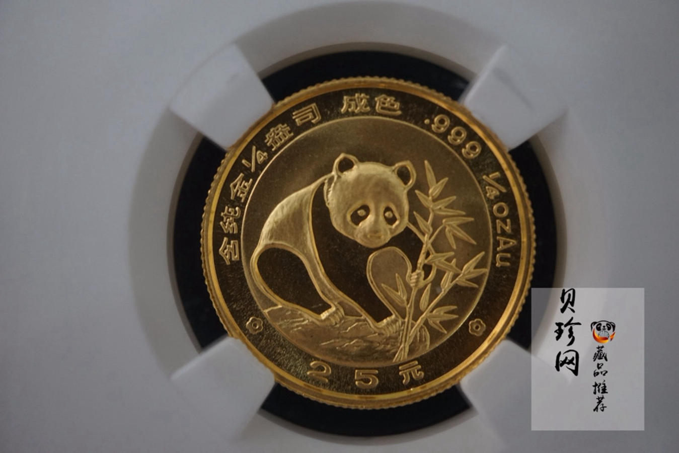 【889010】1988年熊猫普制金币五枚一套