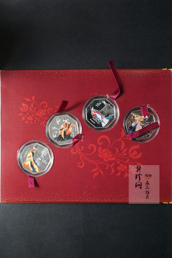 【029050】2002年中国古典文学名著——《红楼梦》（第二组）1盎司彩色银币四枚一套