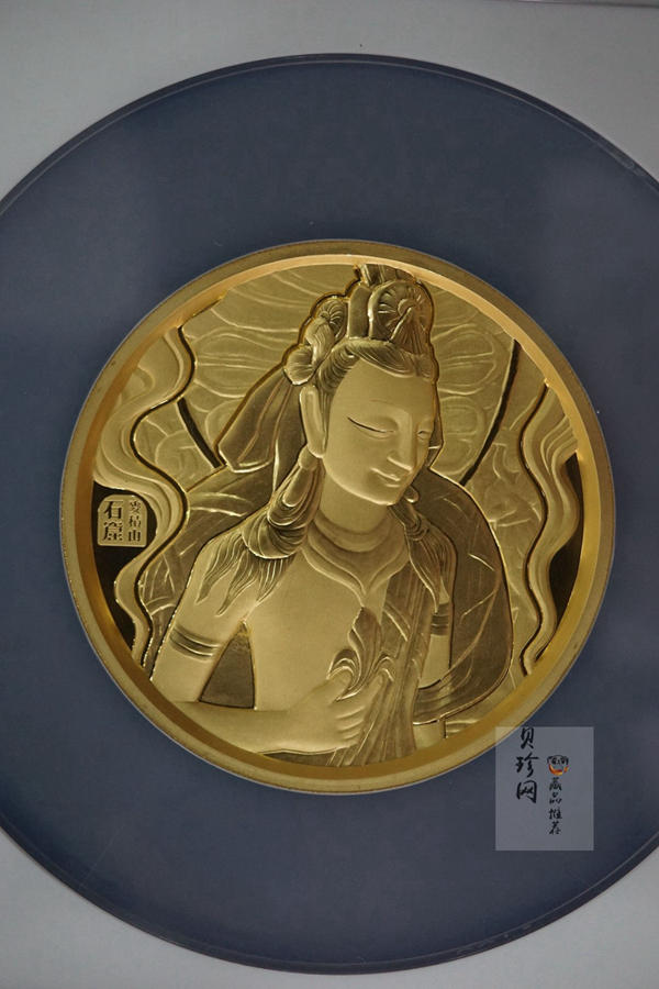 【129160】2012年中国石窟艺术-麦积山5盎司金章