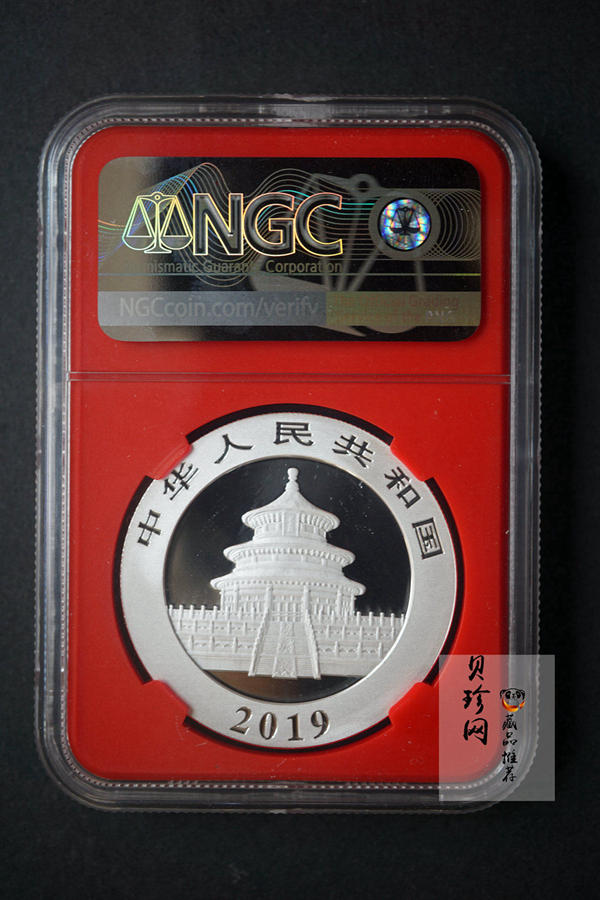 【190113】2019年NGC首日熊猫1盎司普制银币
