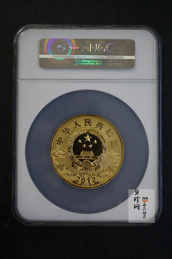 【120501】2012年京剧脸谱第（3）组-关羽5盎司精制彩金币