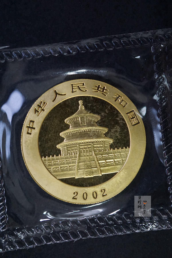 【020101】2002年熊猫1盎司普制金币