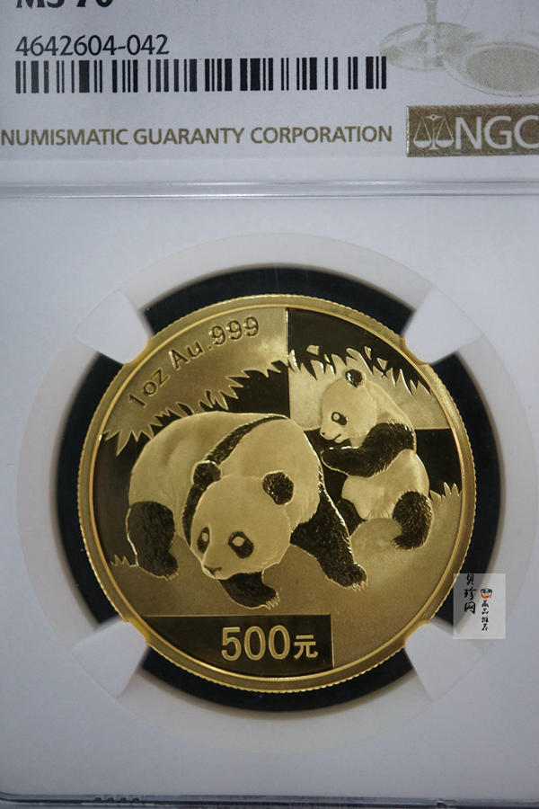 【080101】2008年熊猫1盎司普制金币