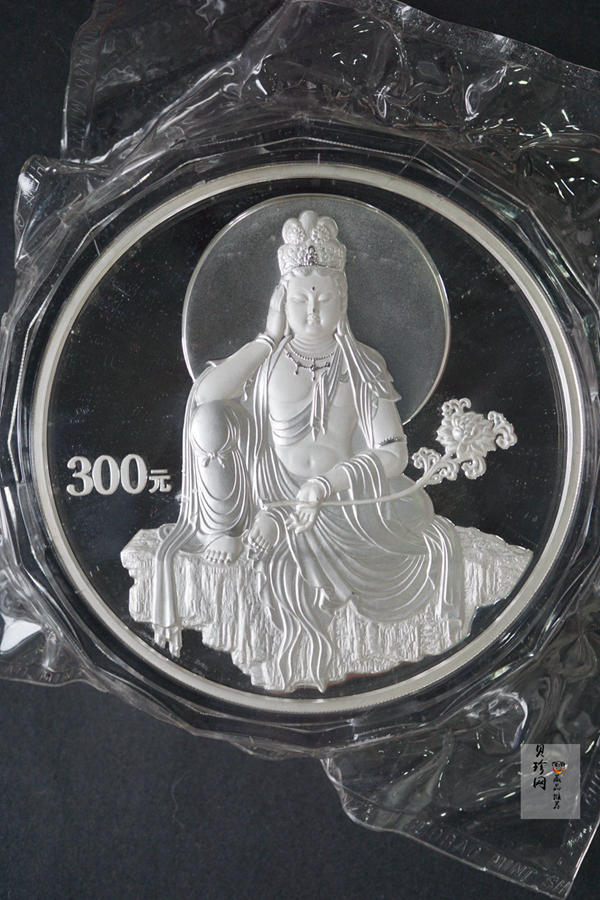 【040902】2004年观音银纪念币-观音像1公斤精制银币