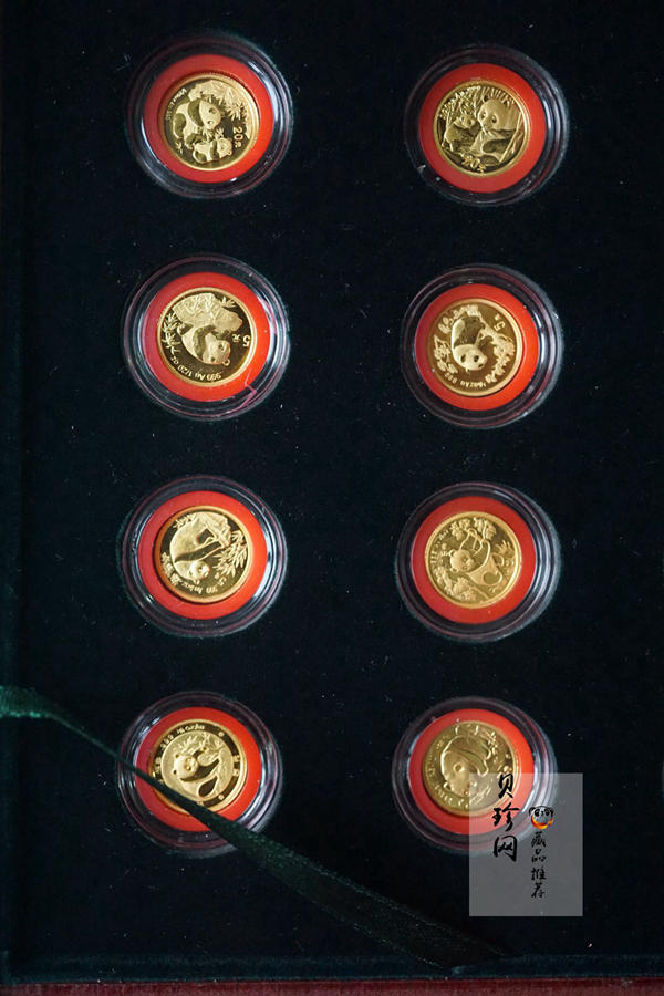 【059280】1983-2005年熊猫1/20盎司金币大全套