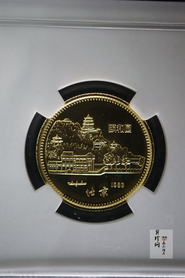 【830201】1983中国癸亥（猪）年-双猪图8克精制金币