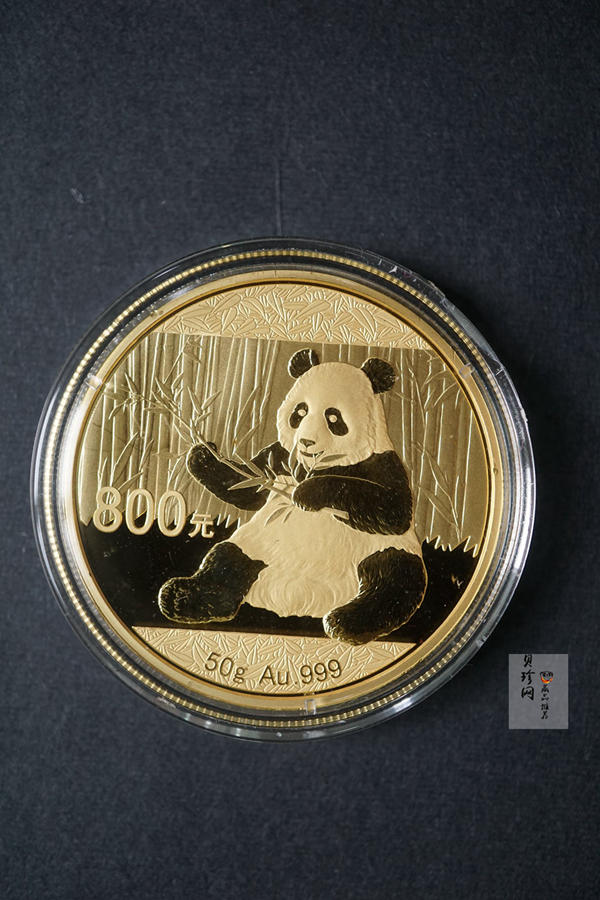 【170106】2017年熊猫50克精制金币