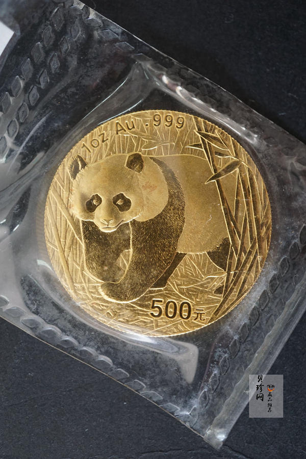 【020101】2002年熊猫1盎司普制金币