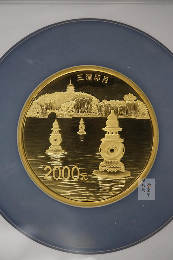 【140702】2014年世界遗产-杭州西湖文化景观-三潭印月5盎司精制金币