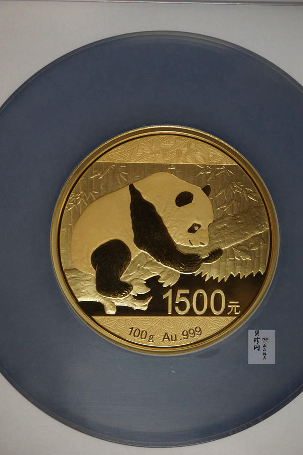 【160107】2016年熊猫100克精制金币