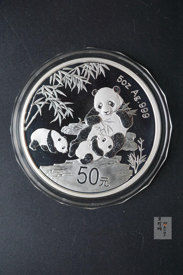 【120000】2012年中国熊猫金币发行三十周年5盎司纪念银币