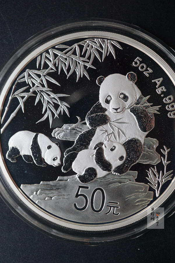 【120000】2012年中国熊猫金币发行三十周年5盎司纪念银币