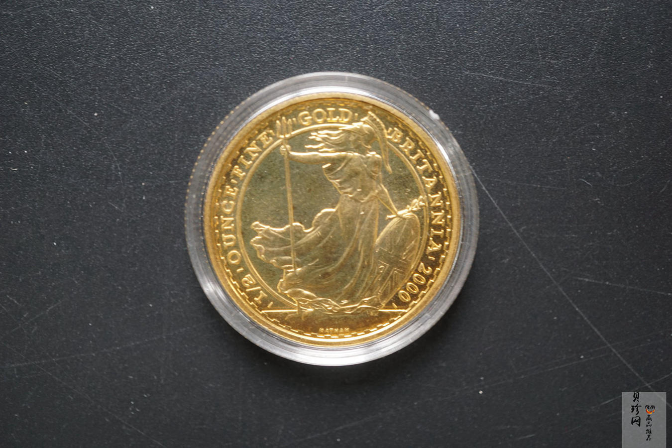 【009210】2000年英国不列颠普制金币17g