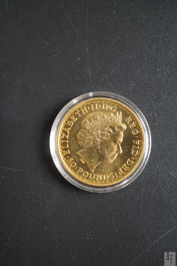 【009210】2000年英国不列颠普制金币17g