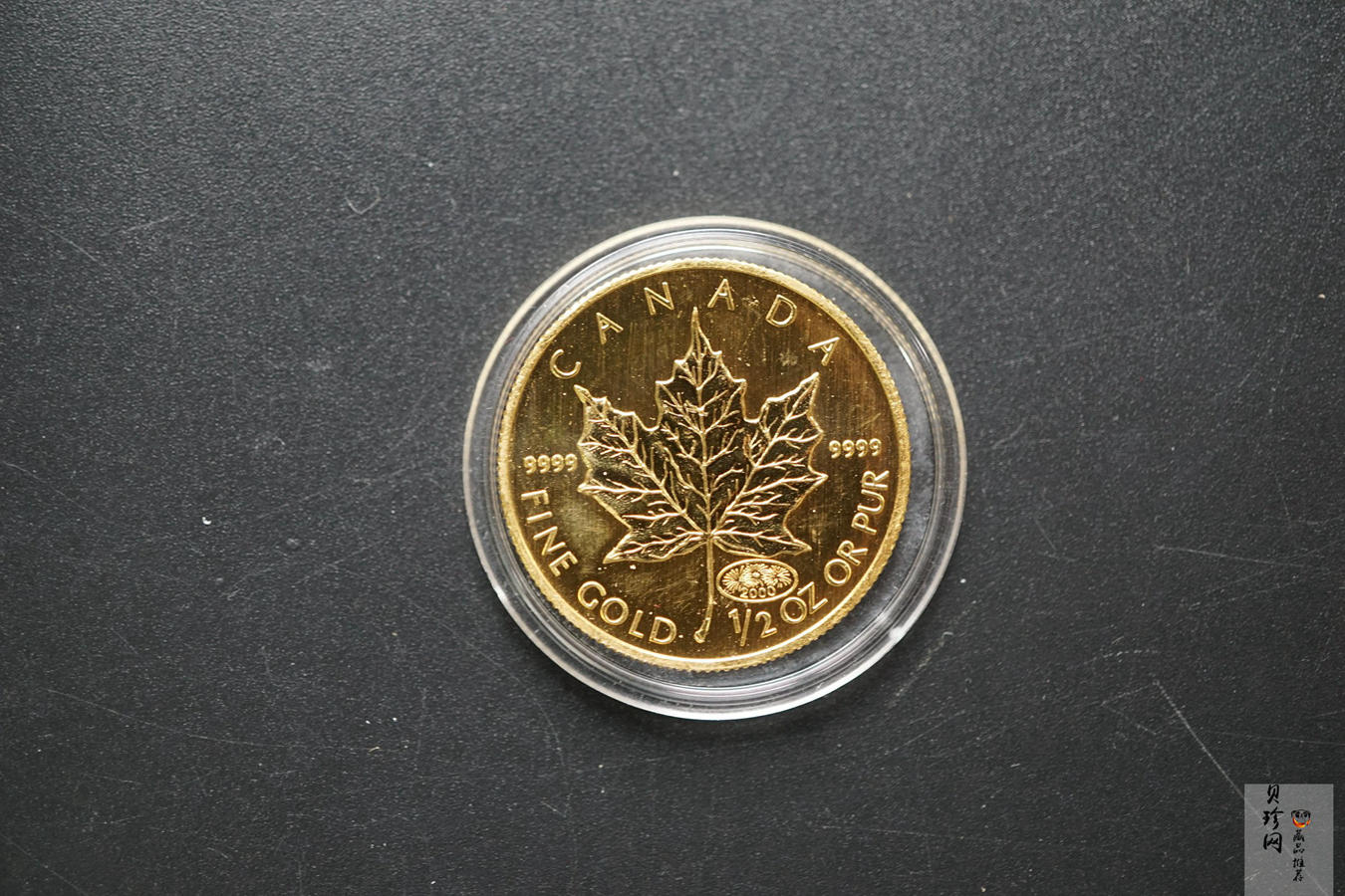 【009220】2000年加拿大枫叶普制金币15.6g
