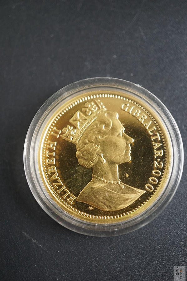 【009260】2000年直布罗陀天使普制金币15.7g