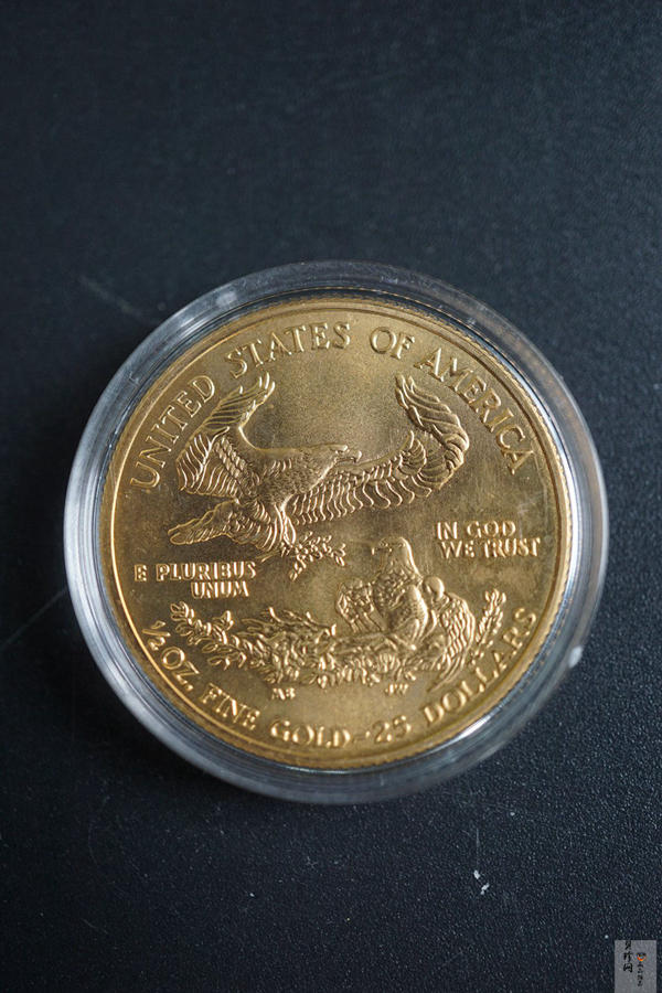 【009280】2000年美国鹰扬普制金币17g