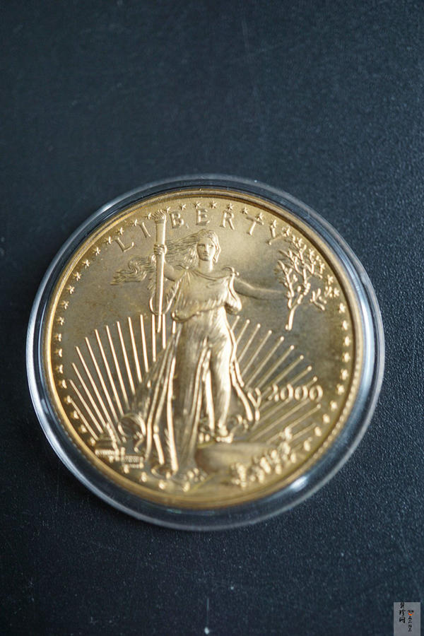 【009280】2000年美国鹰扬普制金币17g