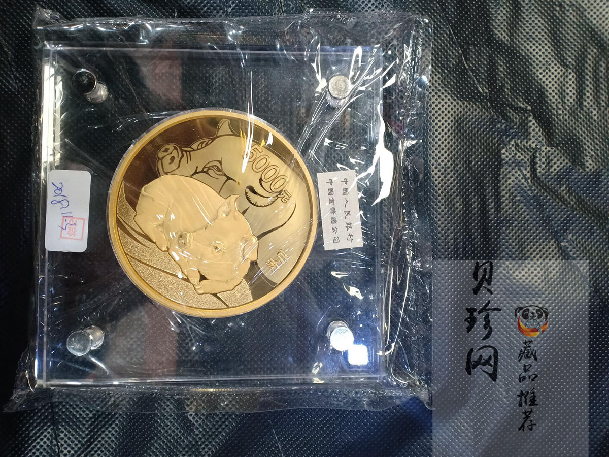 【191120】2019中国己亥（猪）年金银纪念币500克圆形金币