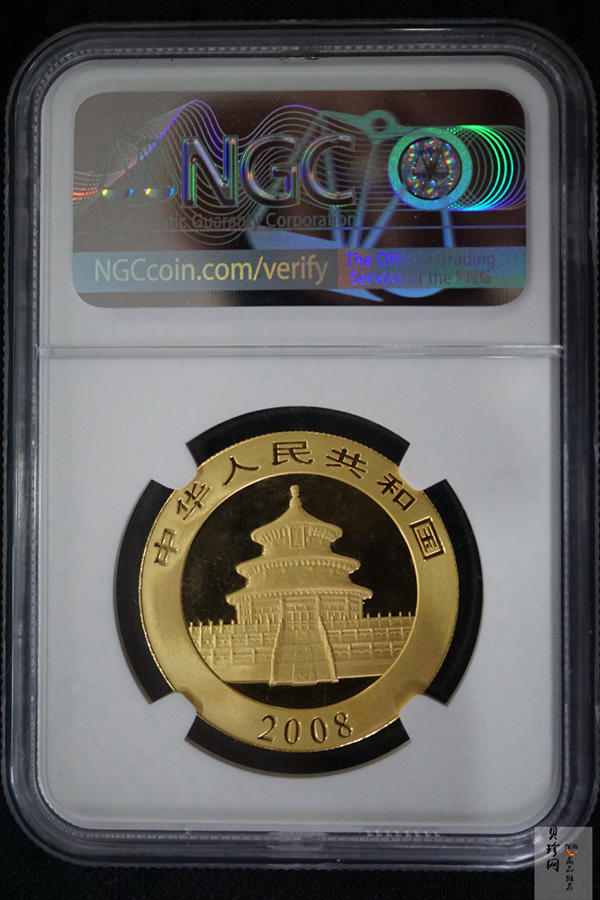 【080101】2008年熊猫1盎司普制金币