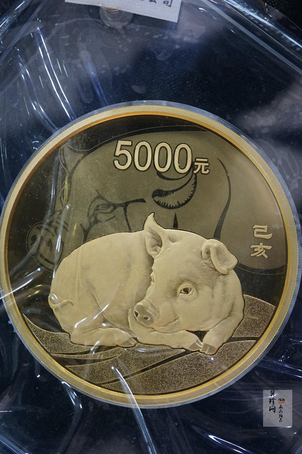 【191120】2019中国己亥（猪）年金银纪念币500克圆形金币
