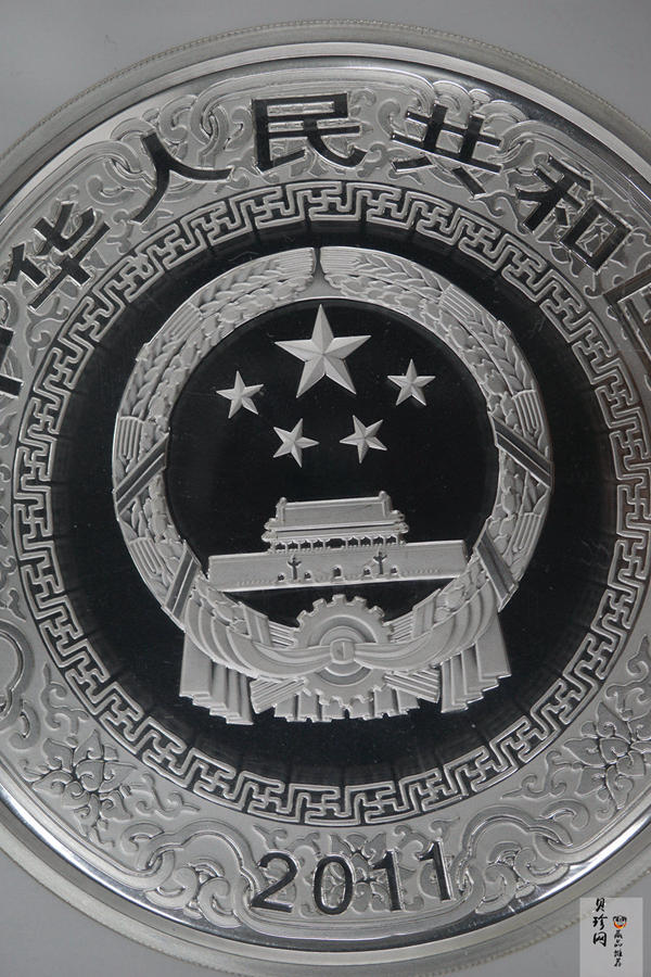 【111607】2011年中国古典文学名著《水浒传》第（3）组-忠义堂1公斤精制彩银币