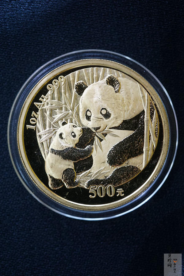 【059040】2005年熊猫普制金币5枚一套