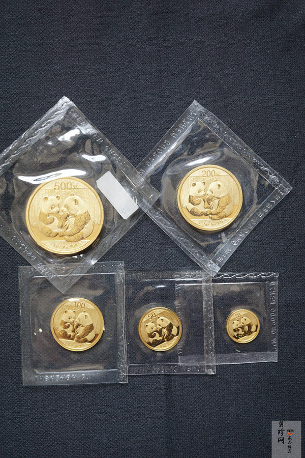 【099050】2009年熊猫普制金币5枚一套