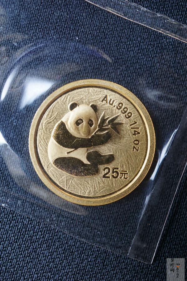 【009050】2000年熊猫普制金币五枚一套