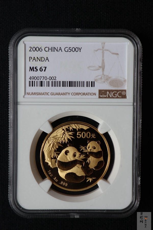 【060101】2006年熊猫1盎司普制金币