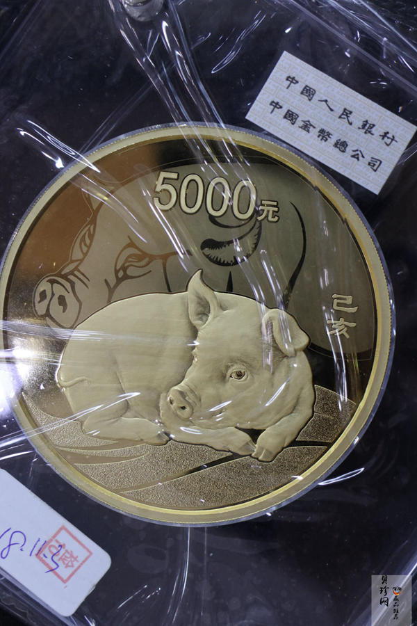 【191120】2019中国己亥（猪）年金银纪念币500克圆形金币