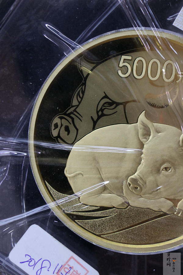 【191120】2019中国己亥（猪）年金银纪念币500克圆形金币