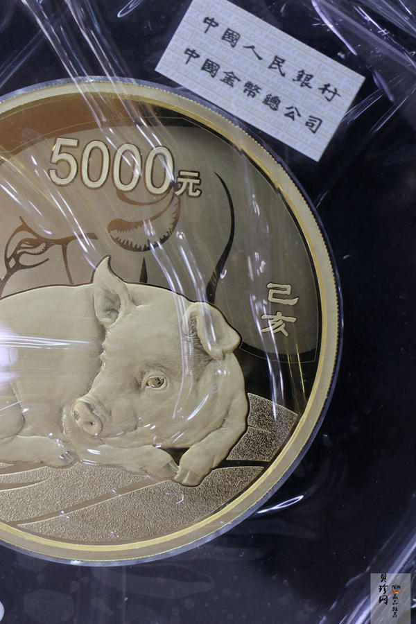 【191120】2019中国己亥（猪）年金银纪念币500克圆形金币