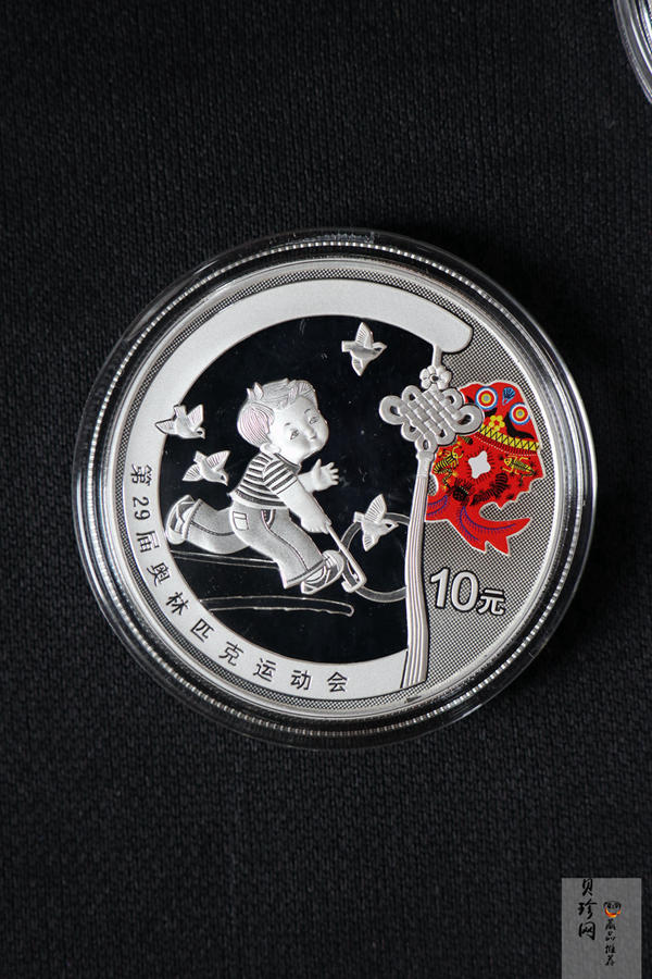 【069110】2008年第29届奥林匹克运动会第（1）组精制金银币6枚一套