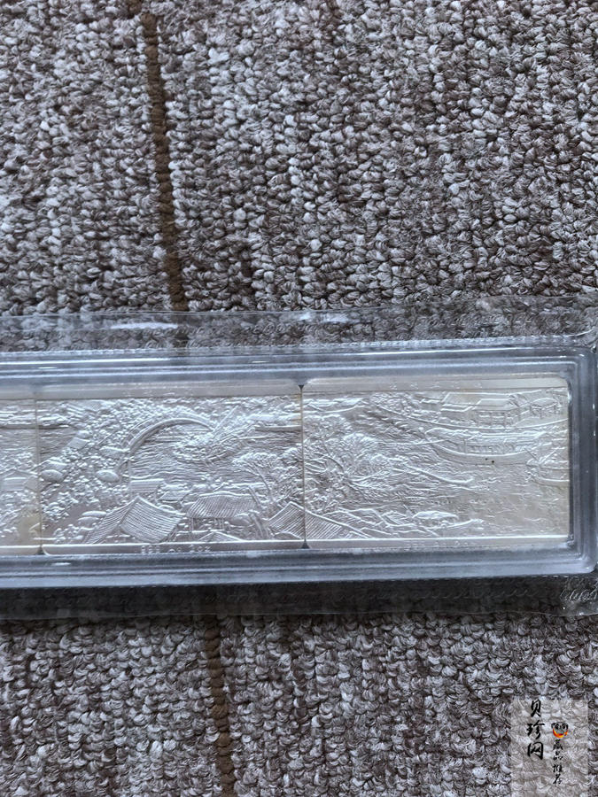 【889090】1998年中国古代名画系列（清明上河图）2盎司长方形精制银币套币