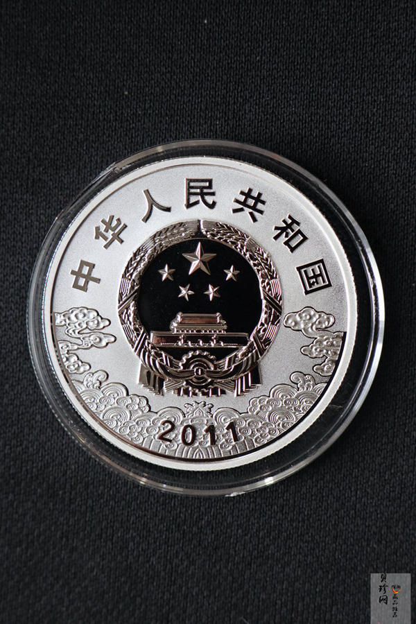 【119140】2011年中国京剧脸谱第（2）组1盎司精制彩银币2枚一套