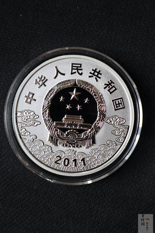 【119140】2011年中国京剧脸谱第（2）组1盎司精制彩银币2枚一套