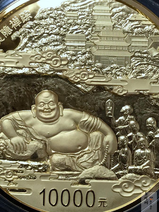 【140701】2014年世界遗产-杭州西湖文化景观-灵隐禅踪1公斤精制金币