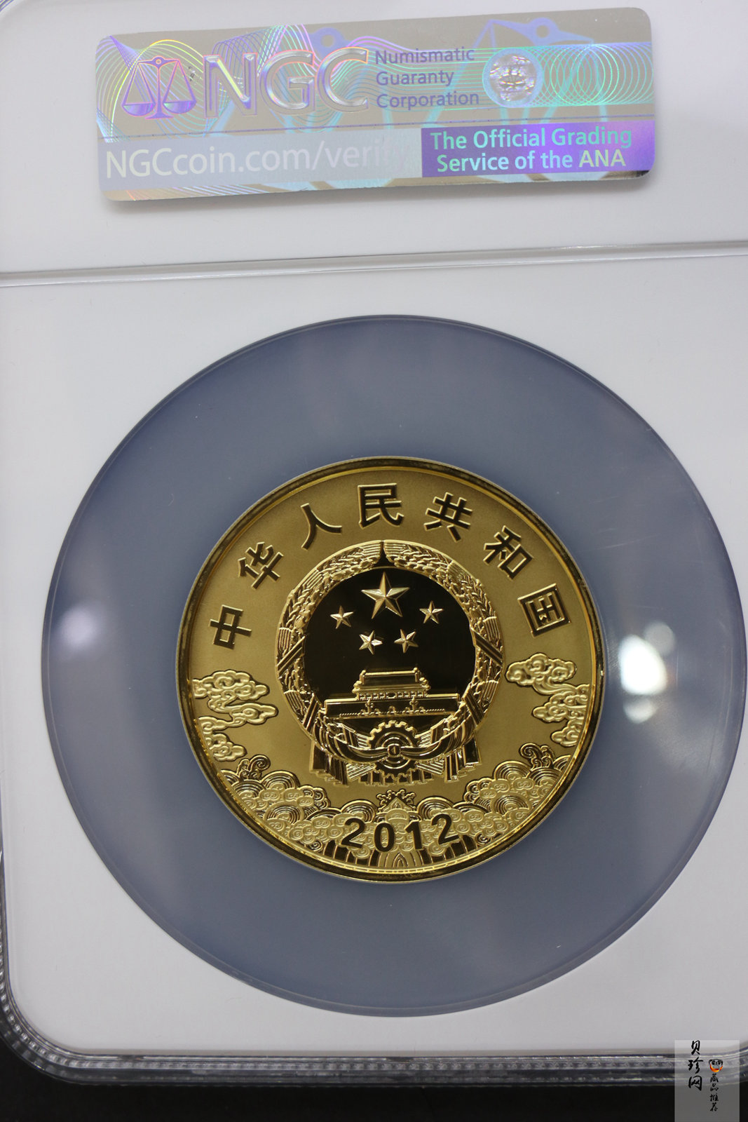 【120501】2012年京剧脸谱第（3）组-关羽5盎司精制彩金币