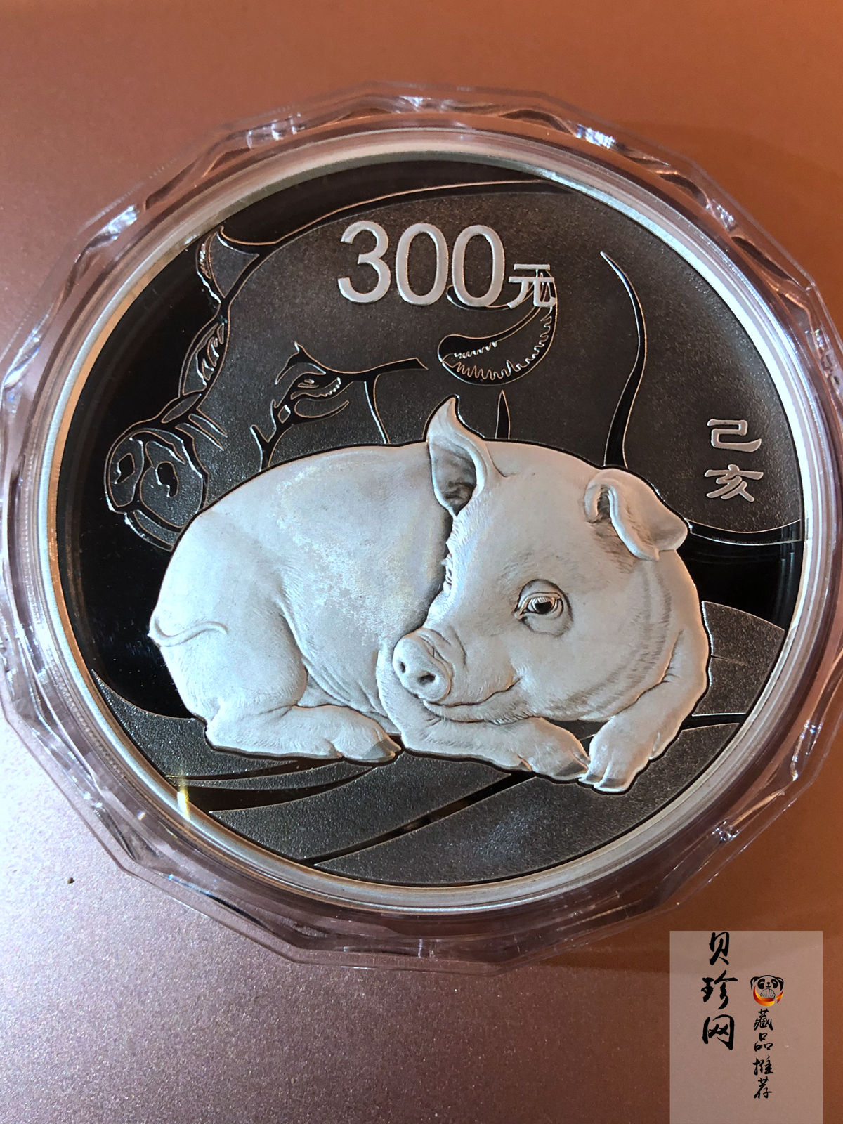 【194712】2019年中国己亥（猪）年金银纪念币1公斤圆形银币