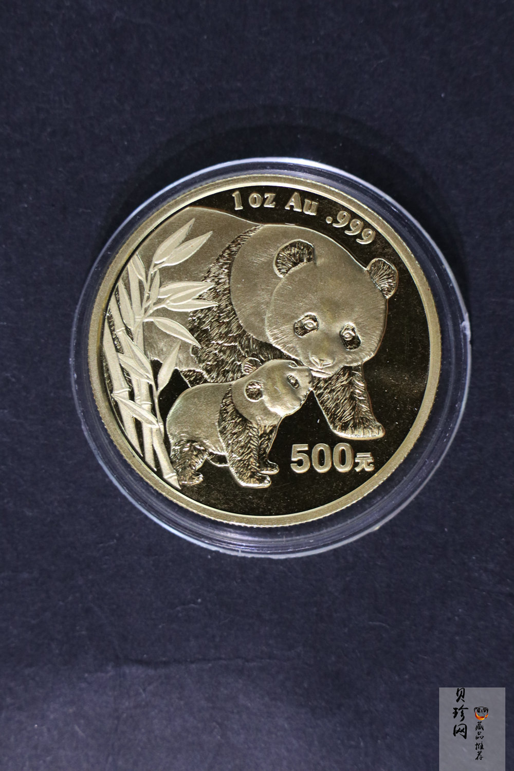 【049110】2004年熊猫普制金币5枚一套