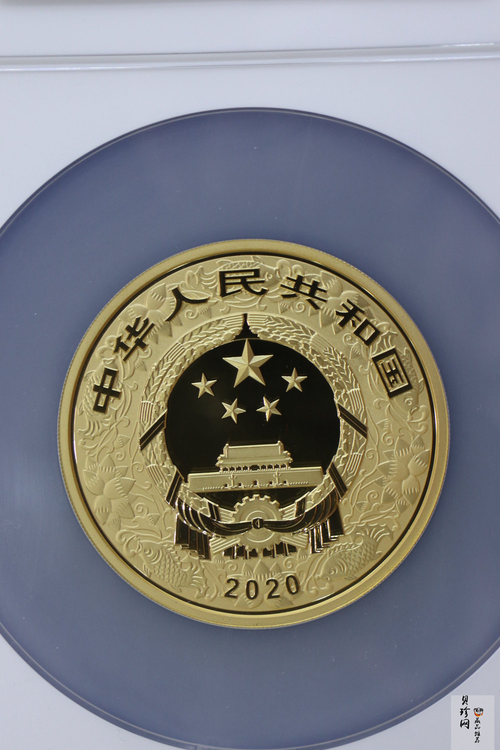 【201511】2020年庚子鼠年150g圆形精制彩金币