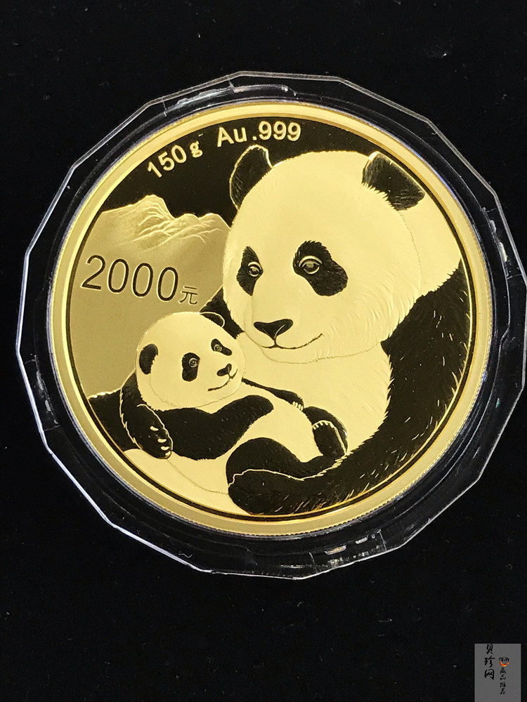 【190301】2019年熊猫150克精制金币