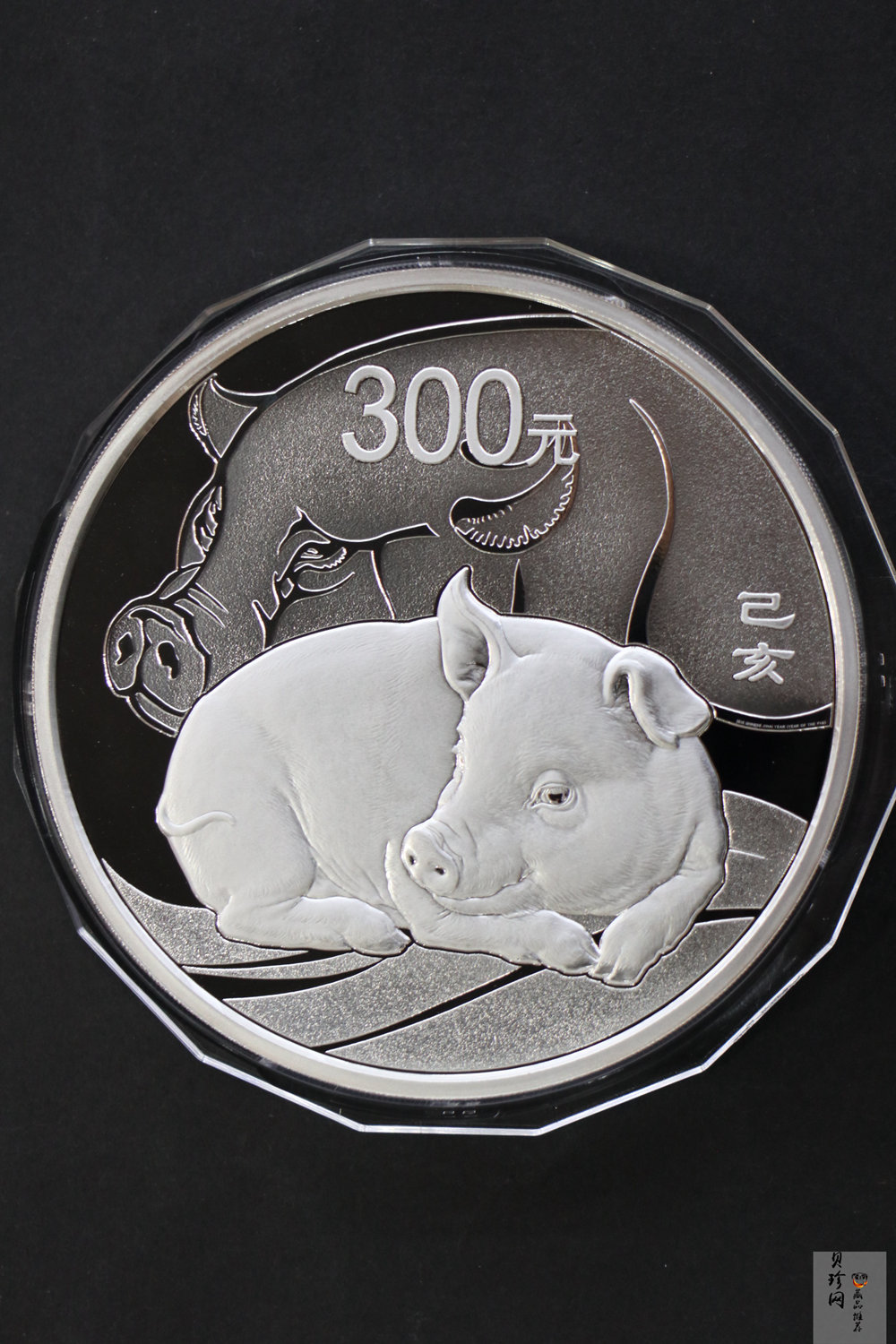 【194712】2019年中国己亥（猪）年金银纪念币1公斤圆形银币