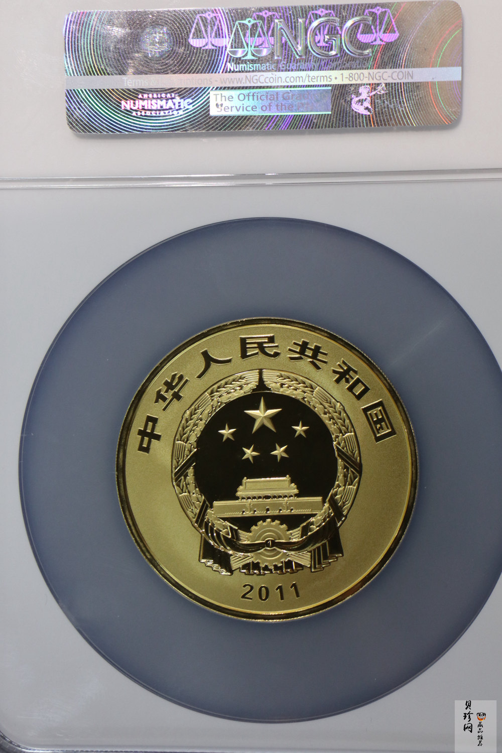 【110902】2011年世界遗产-登封“天地之中”历史建筑群5盎司精制金币
