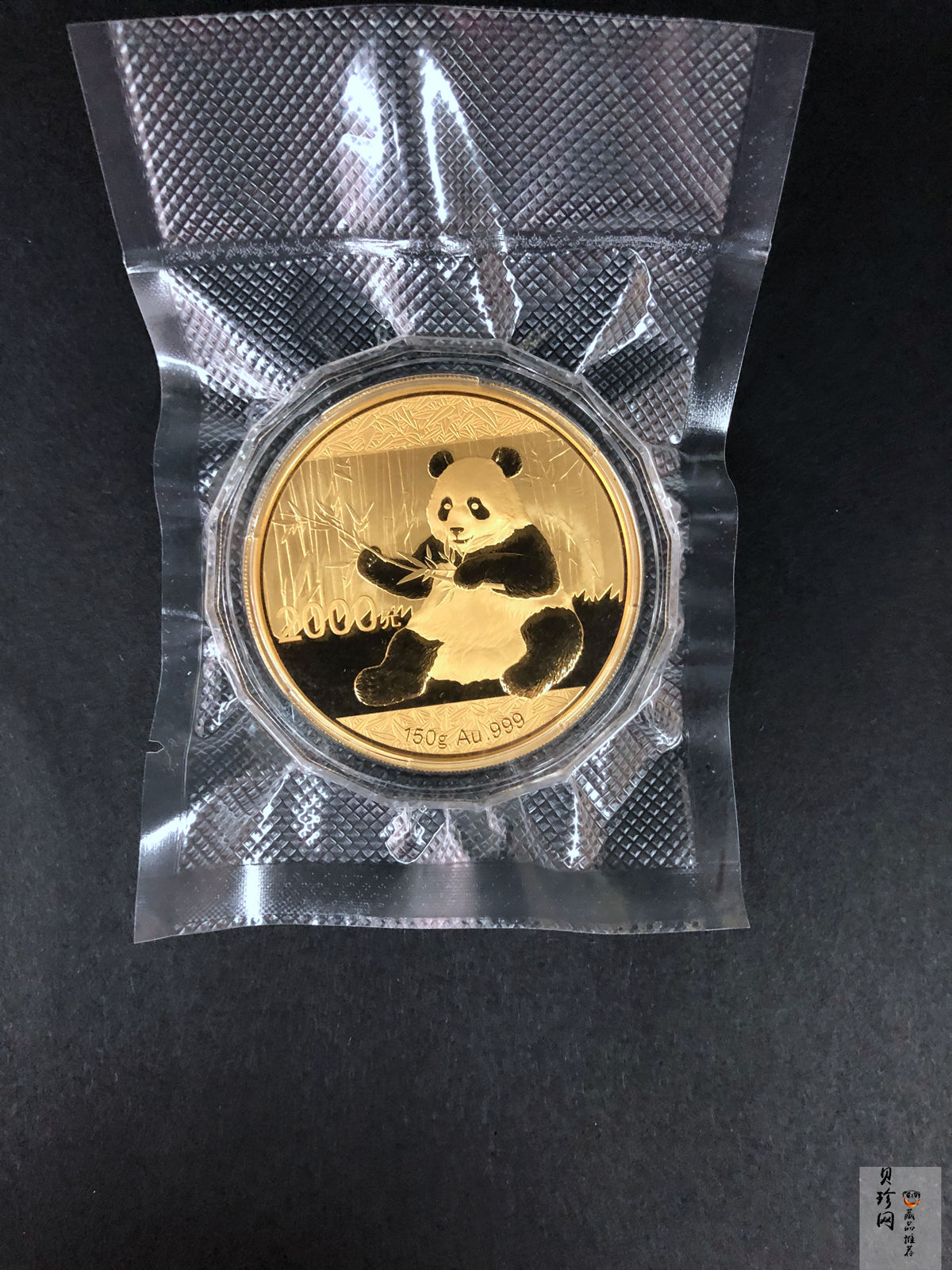 【170108】2017年熊猫150克精制金币