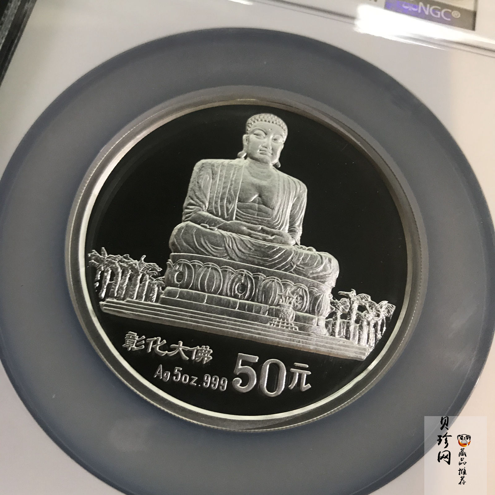 【931310】1994年台湾风光-彰化大佛5盎司精制银币