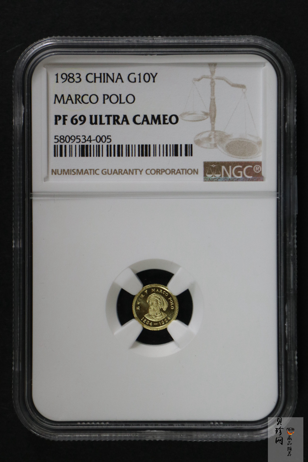 【830302】1983年马可·波罗1克精制金币
