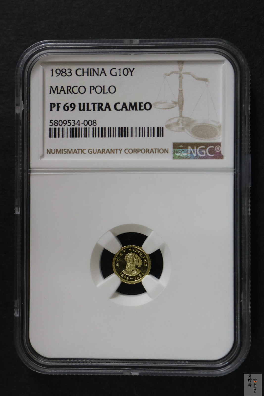 【830302】1983年马可·波罗1克精制金币