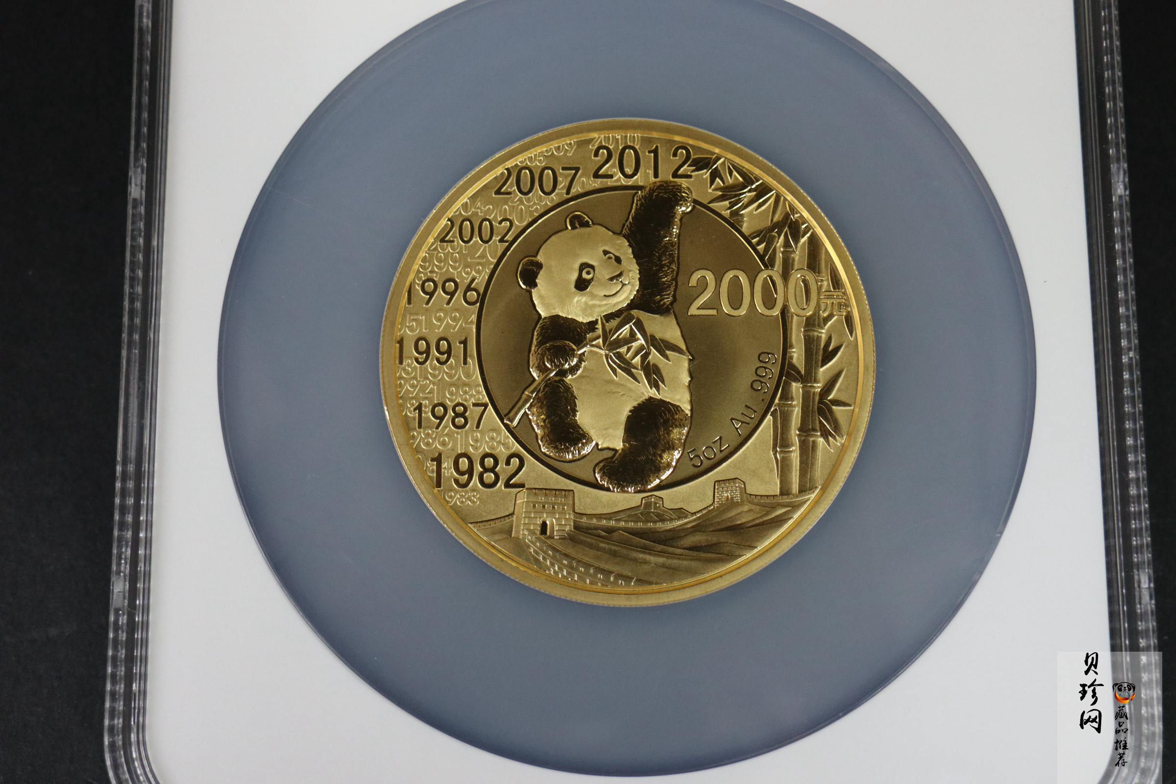 【120201】2012年熊猫发行30周年5盎司精制金币